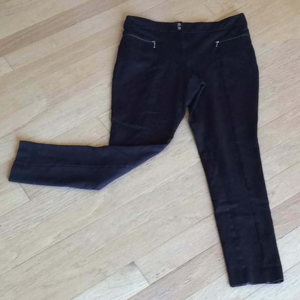 Thalian high waisted chocalate dress pant